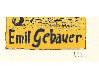 Ex libris . Gebauer