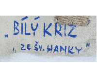 Bílý kříž ze Švarné Hanky