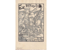 Ex libris, Hladký, Polívka, Procházka, JH, 4 ks