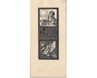 Ex libris,  Kozák, Fosek, Novák , 5 kusů