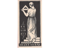 Ex libris,  Kozák, Fosek, Novák , 5 kusů