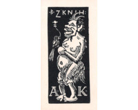 Ex libris,  Kozák, Fosek, Novák , 5 kusů